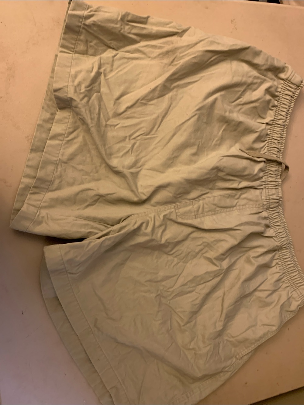 Puritan Men's Flat Front Light Beige Casual Shorts